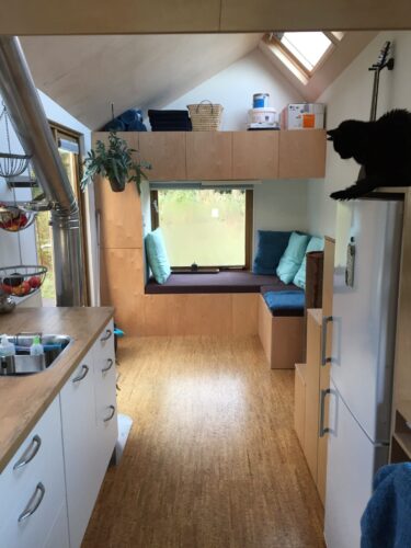 Tiny house slaapkamer