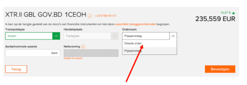 flatex uitleg stap 3